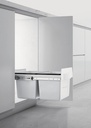 Under Sink Waste Bin - with 2 Barrel, 2x15 Liter