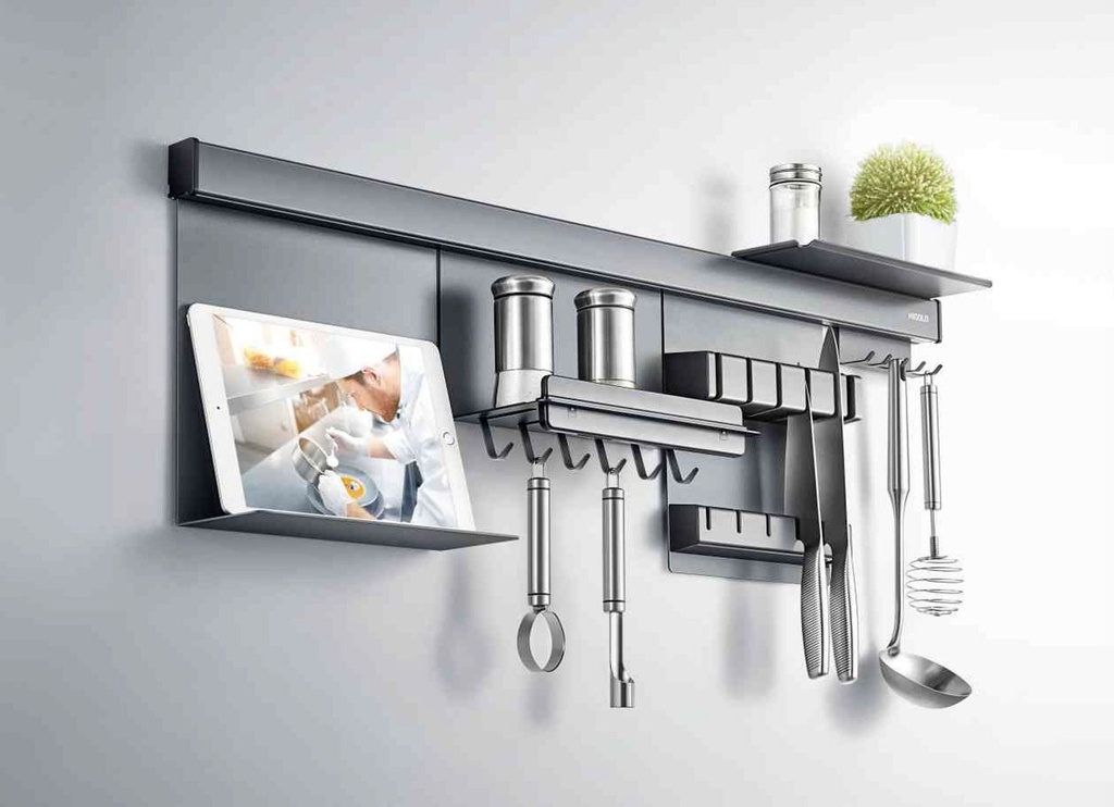 Capri Mid Way Unit (Kitchen Rack) - Steel Without LED