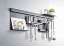 Capri Mid Way Unit (Kitchen Rack) - Steel Without LED