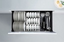 Aluminum & Glass Pull Out Multi Purpose Basket  Dish Drawer - Shearer 3.0