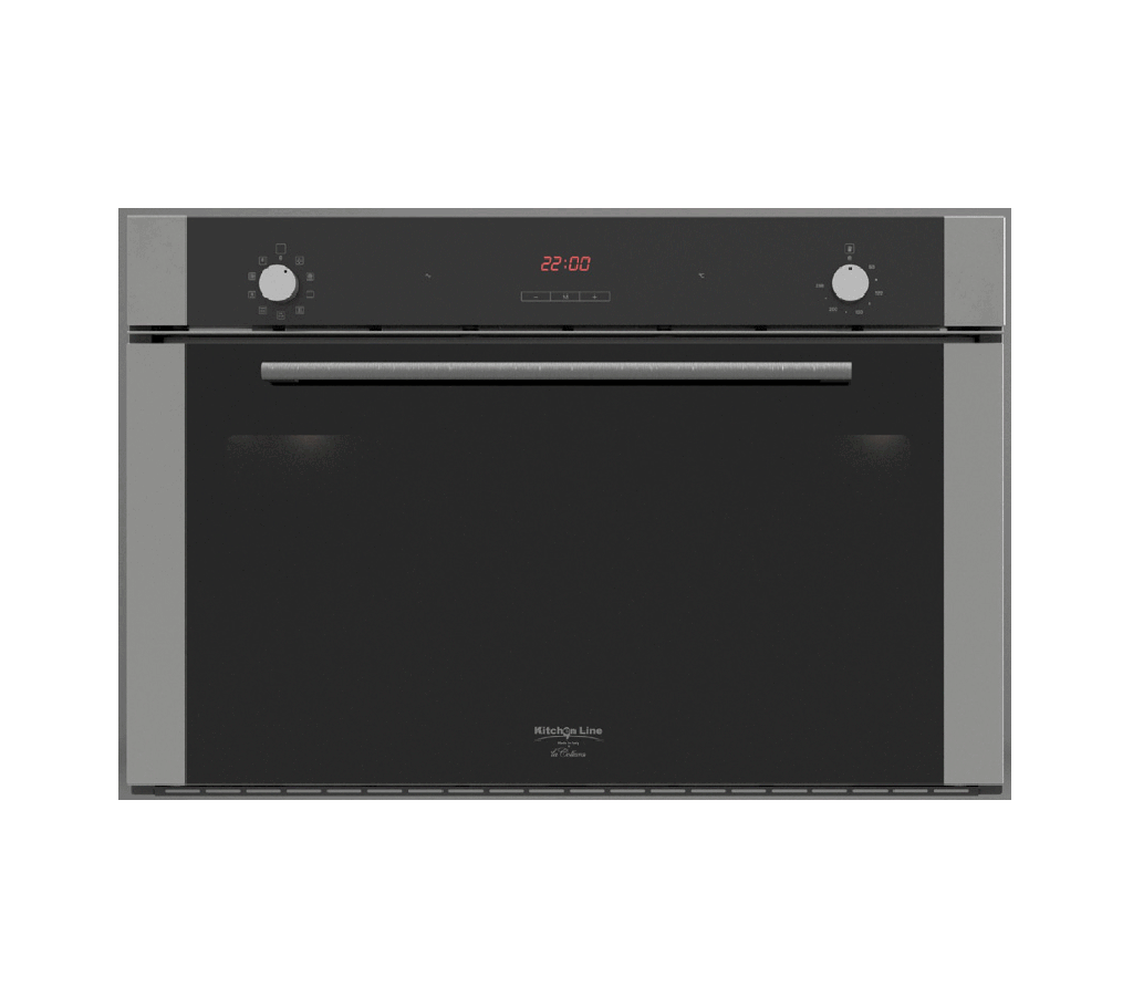 Electric Oven 90 cm, 9 Cooking Functions, Side Frame (Double Fan)