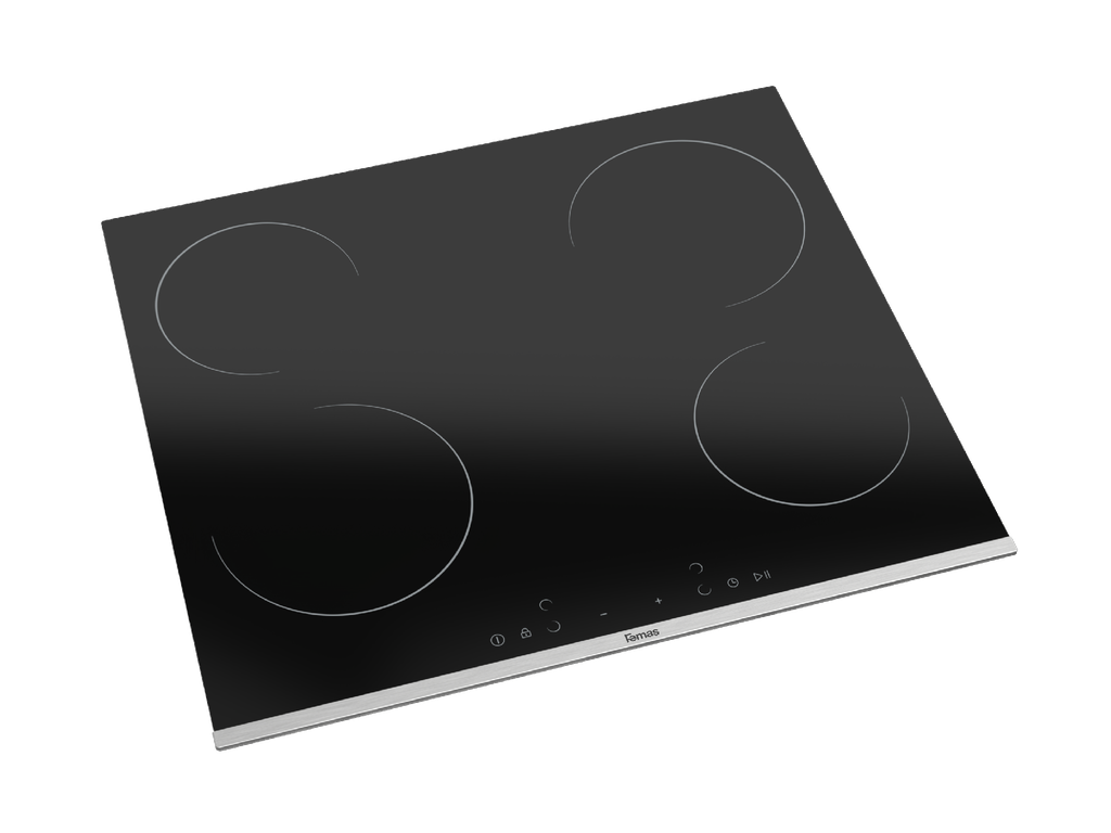 60 cm Built-In Hob, Vitroceramic Ceramic, 4 Burners, Touch control