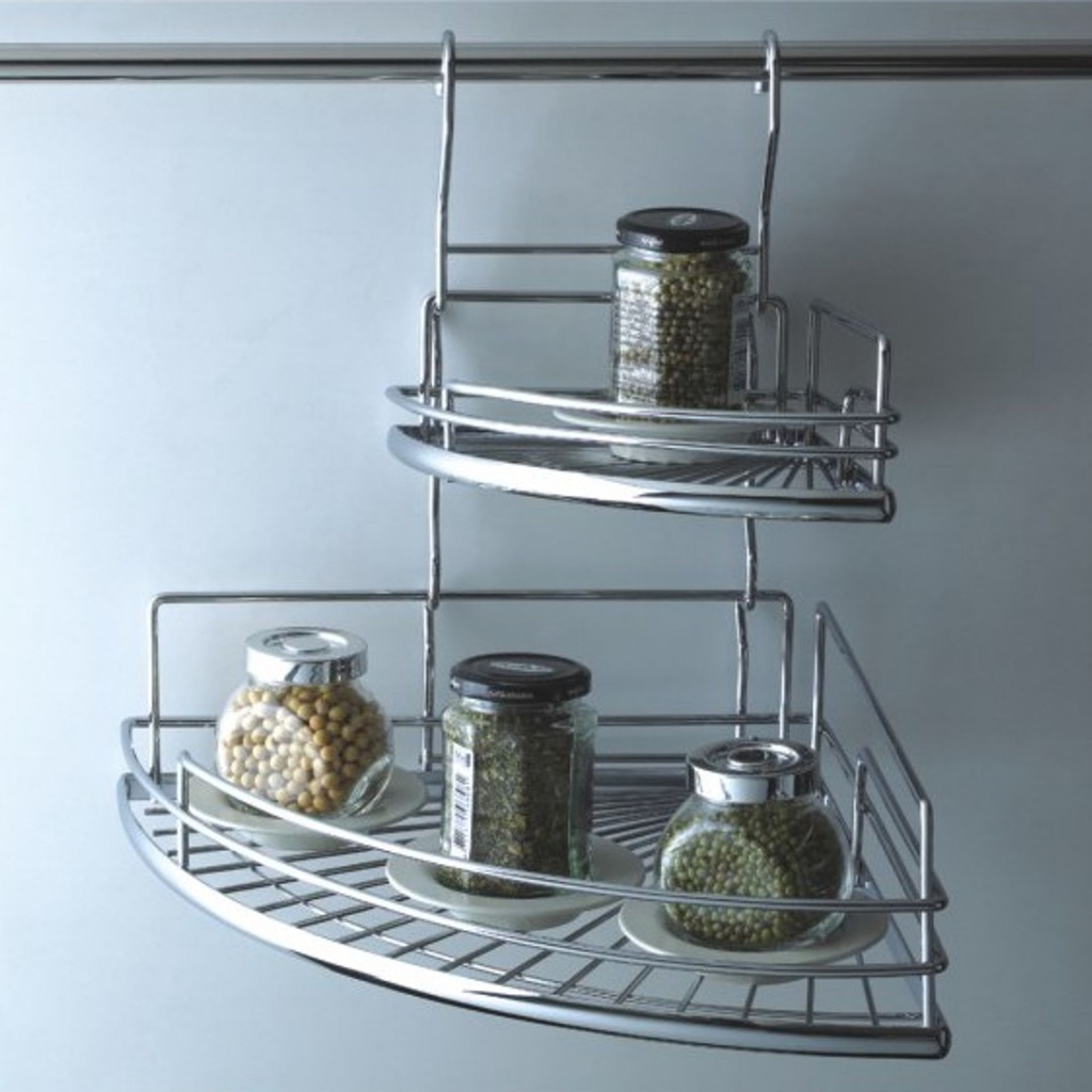 Double corner rack