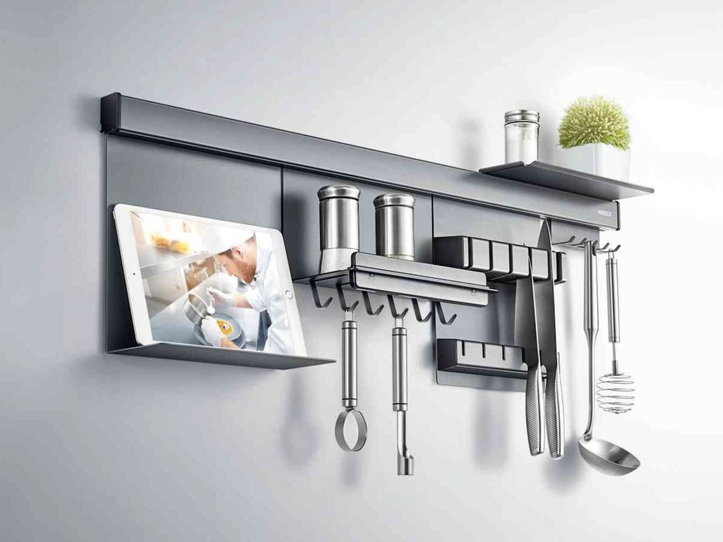 Capri Mid Way Unit (Kitchen Rack) - Steel Without LED