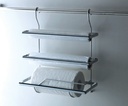 Triple paper towel rack